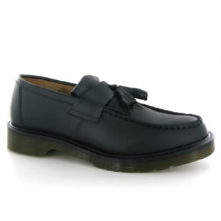 Dr.Martens Adrian Smooth Black Leather Mens Shoes Shoes