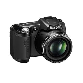 Nikon L105 12.1 MP Black Digital Camera with 15x Optical Zoom