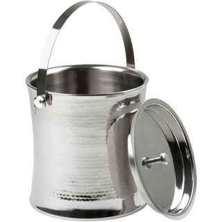 Stainless Steel Hammered Finish Ice Bucket