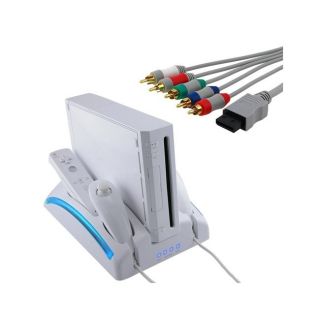 Wii Charging & Docking Station with batteries & A/C cable by Eforcity