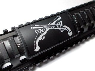 Military Police Cross Pistols Large Laser Engraved