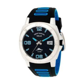 Tommy Bahama Mens Relax Reef Diver Polyurethane Strap Watch