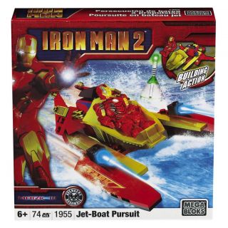 Mega Bloks Iron Man Mark 3 Battle Damage Toy Set