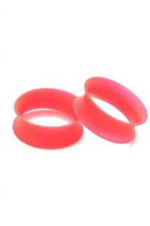 Kaos Softwear UV Red Earskin Plugs 2 Pack Size  00