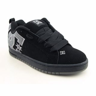 DC Shoe Co USA Youth Boys Court Graffik Se Black/Plaid Skate Shoes