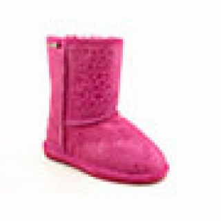 Bearpaw Youth Kids Girlss Cimi Youth Pink Boots (Size 3)