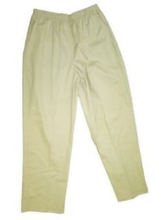 Alfred Dunner Classics Petite Cotton/Polyester Pants Stone