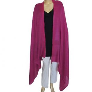 Solid Color Womens Casual Evening Wrap Size 80 x 36 inches Clothing