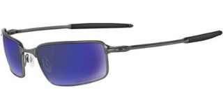 Oakley Square Wire Oo4017 Pewter Frame/Deep Blue Polarized