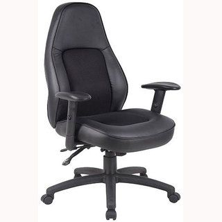 Boss High back Multifunction Bonded Leather Chair