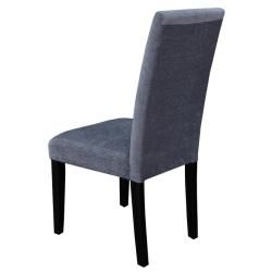 Aprilia Smokey Blue Upholstered Dining Chairs (Set of 2)