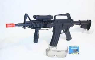 New M16A4 Airsoft Rifle Gun with Laser Glasses Toy Guns