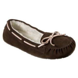 Natural Reflections Moc Slippers for Ladies   Brown Shoes