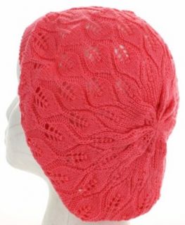 Thin Knit Drop Pattern Beret Hat for Fashionable Women