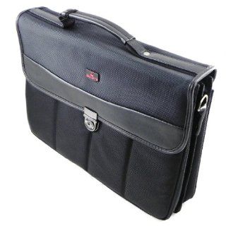 Briefcase Monte carlo 2 black red bellows. Shoes
