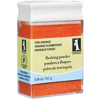 Inkadinkado 0.38 oz Fire Orange Flocking Powder
