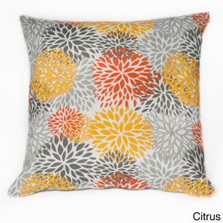 Blooms 20 inch Square Outdoor Throw Pillow