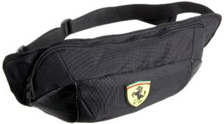 PUMA Ferrari Replica Waist Bag,Black,one size Shoes