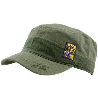 LSU Tigers Green Fatigue Adjustable Hat