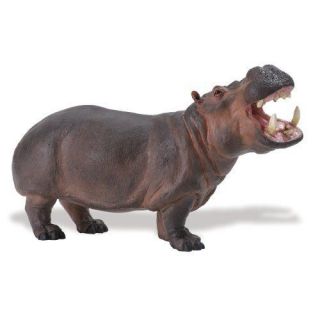PLASTOY   1118 89   Figurine   Animal   Hippopotame   Jumbo soft and