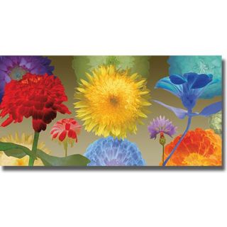 Robert Mertens Sunflower Fireworks Canvas Art