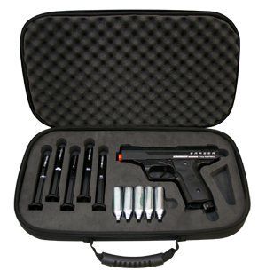 KT Kingman Training Deluxe Lockable Pistol Case   Black