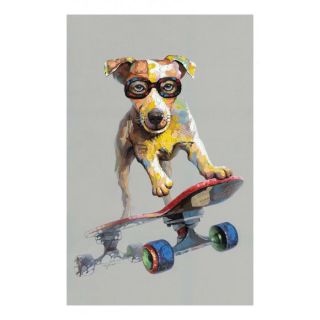 Toile 90 x 140 cm Skatedog de Gwashart Couleurs…   Achat / Vente