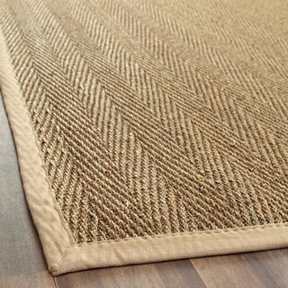 Hand woven Sisal Natural/ Beige Seagrass Rug (6 x 9)