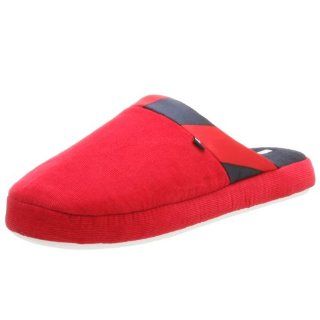 Tommy Hilfiger Womens Addy Slipper,Red/Navy,S Shoes