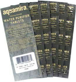AquaMira Military Water Purification Tablets 50 Pack