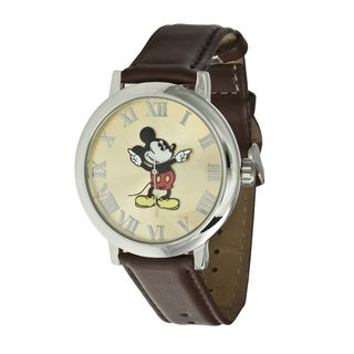 Disney Ingersoll Womens Brown Mickey Mouse Watch