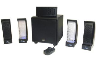 Masonware 5.1 channel 100 watt Illuminated Speaker System