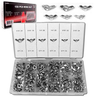 Trademark Tools 150 piece Wing Nut Hardware Assortment Kit Today $24