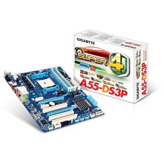 BON ETAT   Gigabyte A55 DS3P   Carte mère socket AMD FM1 Liano (A8/A6
