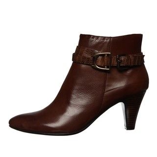Bandolino Womens Flightie Strapped Ankle Boots