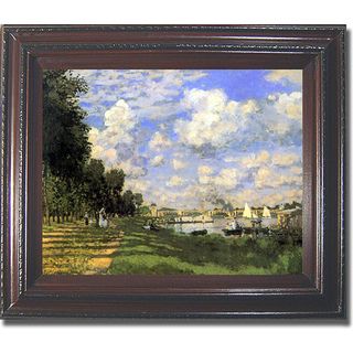 Claude Monet Bassin dArgenteuil Framed Canvas Art