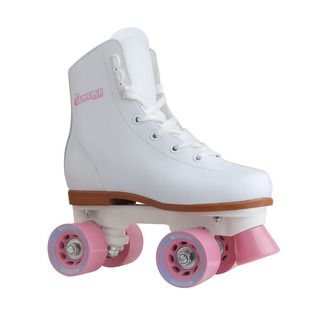 Chicago Skates Girls White/ Pink Rink Roller Skates