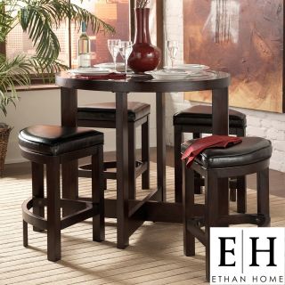 ETHAN HOME Capria Brown 5 piece Counter Height Pub Dining Set Today $