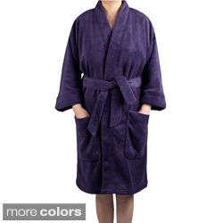 Leisureland Womens Plush Fleece Kimono Robe Today $38.49