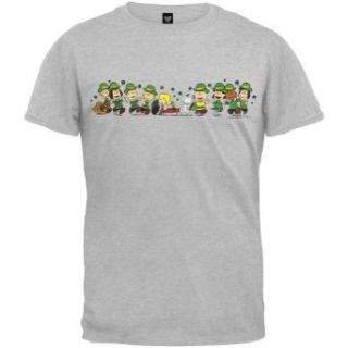 Peanuts   St Pats Line Up T Shirt Clothing