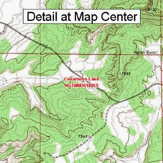 USGS Topographic Quadrangle Map   Casamero Lake, New