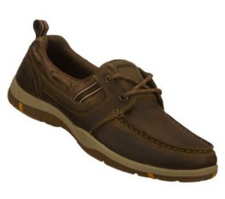 Skechers Newman Vinci Mens Shoes Dark Brown 10 Shoes