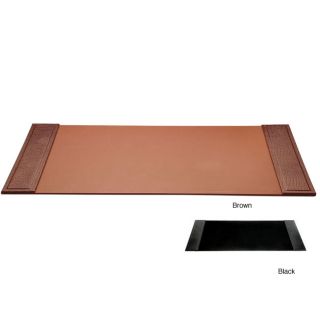 Dacasso Crocodile Embossed Leather Desk Pad with Side Rails Today $78