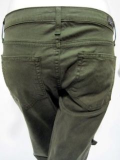 Paige Premium womens layne jungle green skinny cargo pants