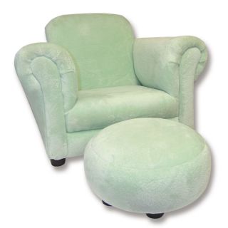 Trend Lab Sage Velour Club Chair and Ottoman Set Today $80.00