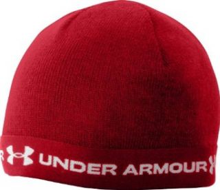 UNDER ARMOUR Boys Grip Beanie,Red,Youth Clothing