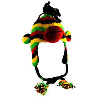 H2W Kids Jamaican Monkey Hat