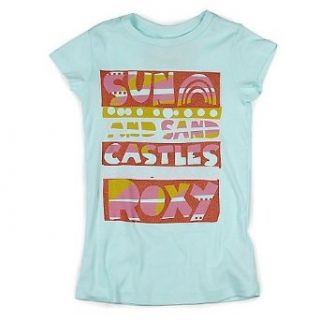 Roxy Girls Sand Castles SS Baby T Shirt Blue Light Large