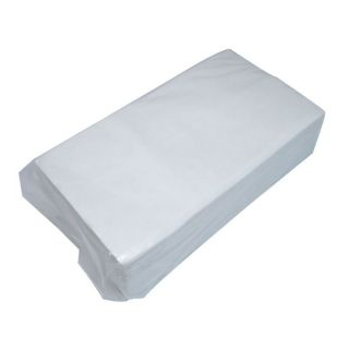 Recharge de 100 serviettes blanches Blanc   Recharge de 100 serviettes