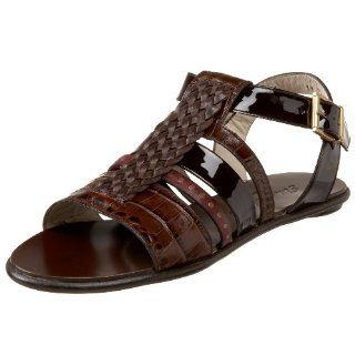  Robert Clergerie Womens Sola Sandal,Cafe Croco,5 M US Shoes